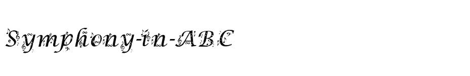 font Symphony-in-ABC download