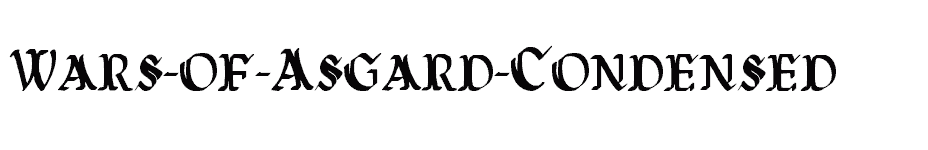 font Wars-of-Asgard-Condensed download