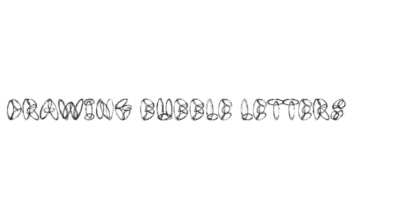 Drawing Bubble Letters