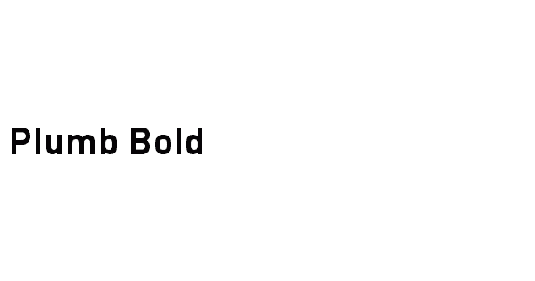 Plumb Bold