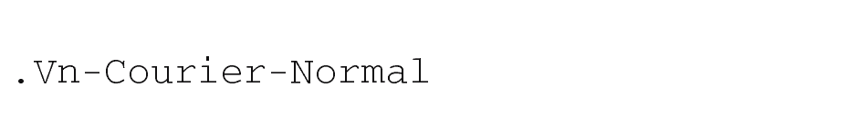 font .Vn-Courier-Normal download