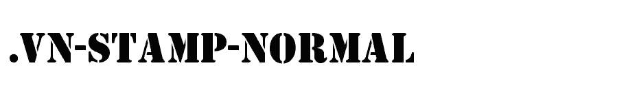 font .Vn-Stamp-Normal download