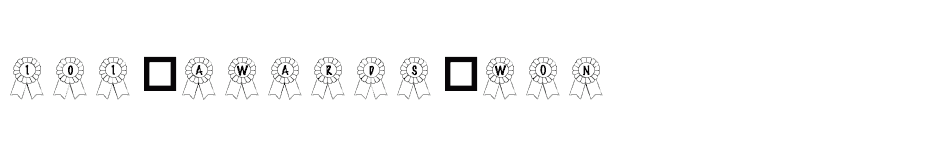 font 101-Awards-Won download