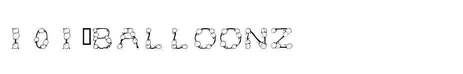 font 101-BalloonZ download