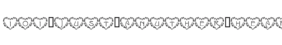 font 101-Just-Anuther-Heart-Font download