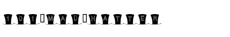 font 101-Mad-Hatter download