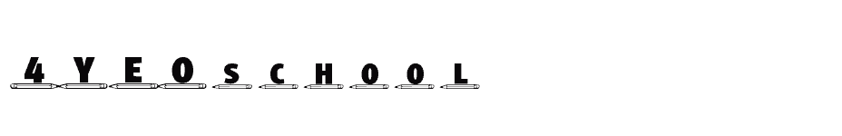 font 4YEOschool download