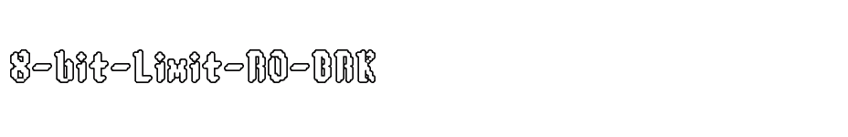 font 8-bit-Limit-RO-BRK download