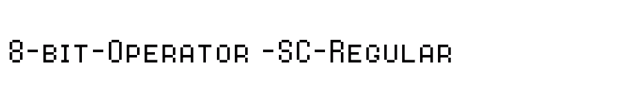 font 8-bit-Operator+-SC-Regular download