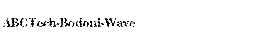 font ABCTech-Bodoni-Wave download