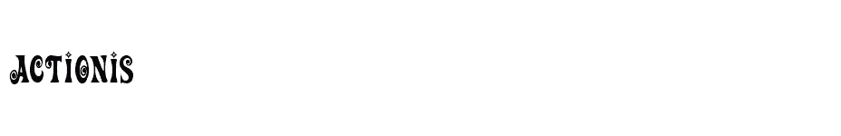 font ACTIONIS download