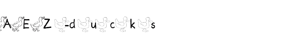 font AEZ-ducks download