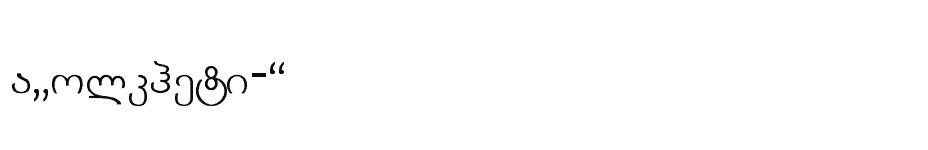 font AKolkheti-L download