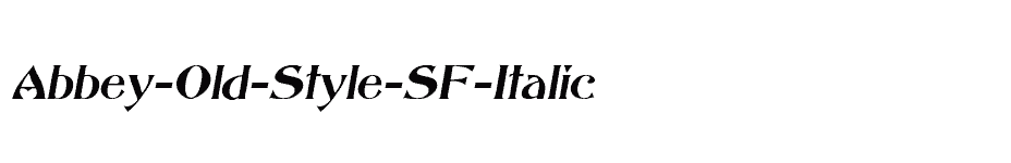 font Abbey-Old-Style-SF-Italic download