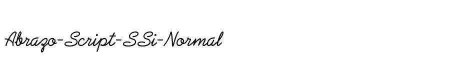 font Abrazo-Script-SSi-Normal download