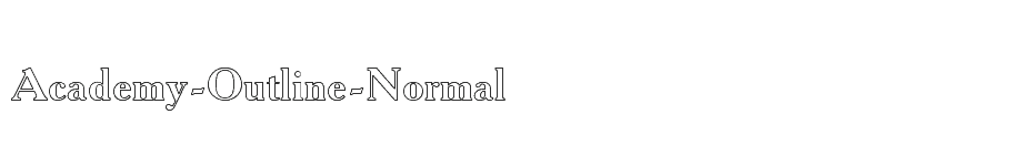 font Academy-Outline-Normal download