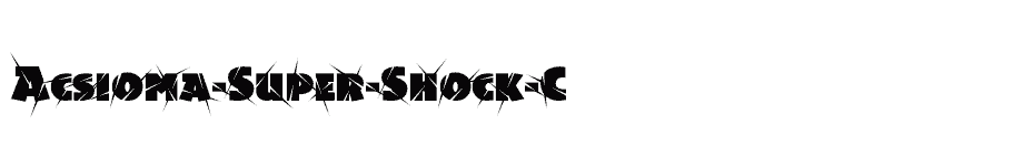 font Acsioma-Super-Shock-C download