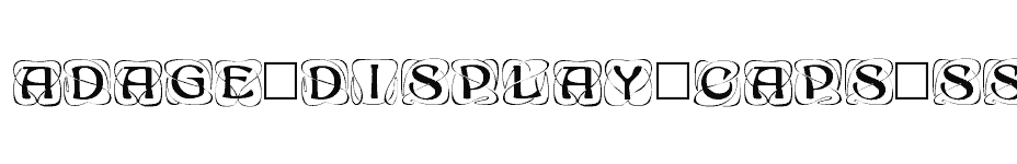 font Adage-Display-Caps-SSK-Regular download