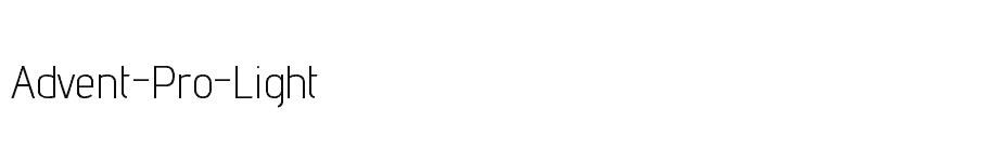 font Advent-Pro-Light download