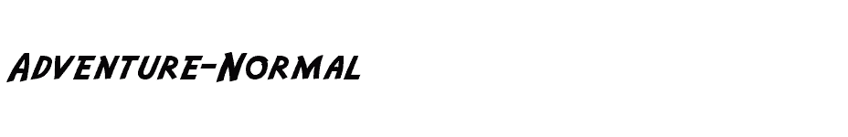 font Adventure-Normal download