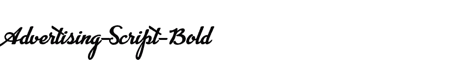 font Advertising-Script-Bold download