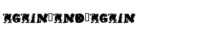font Again-and-Again download