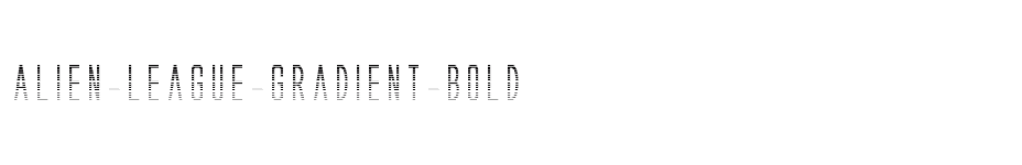 font Alien-League-Gradient-Bold download