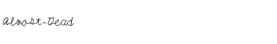font Almost-Dead download