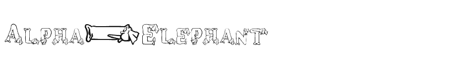 font Alpha-Elephant download