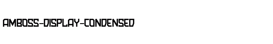 font Amboss-Display-Condensed download