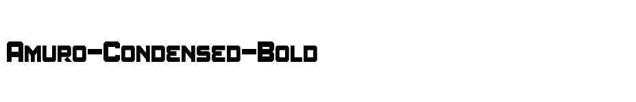 font Amuro-Condensed-Bold download