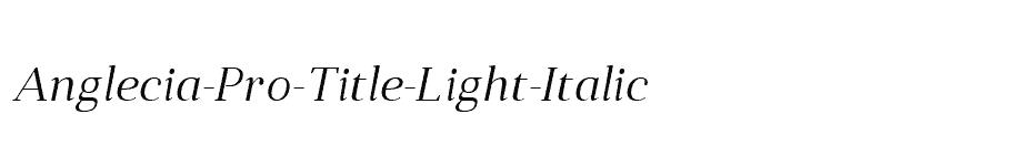 font Anglecia-Pro-Title-Light-Italic download