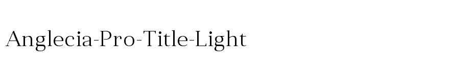 font Anglecia-Pro-Title-Light download