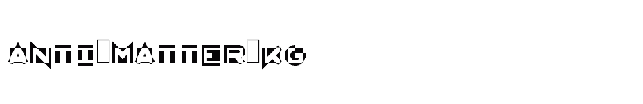 font Anti-Matter-KG download