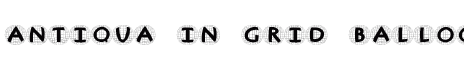 font Antiqua-In-Grid-Balloons download