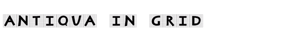 font Antiqua-In-Grid download