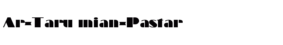 font Ar-Tarumian-Pastar download