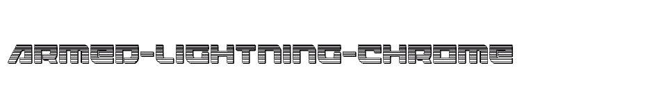 font Armed-Lightning-Chrome download