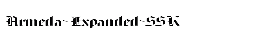 font Armeda-Expanded-SSK download