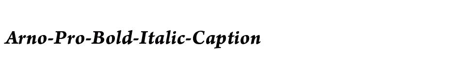 font Arno-Pro-Bold-Italic-Caption download