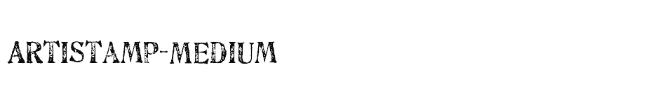 font Artistamp-Medium download