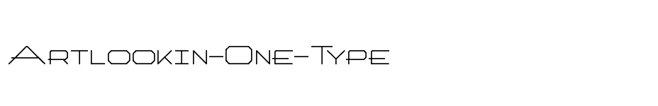 font Artlookin-One-Type download