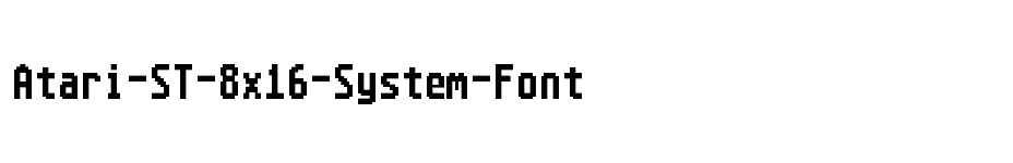 font Atari-ST-8x16-System-Font download