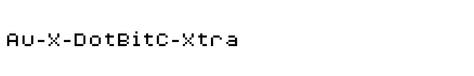 font Au-X-DotBitC-Xtra download