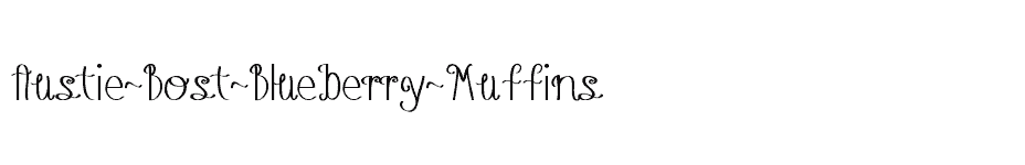 font Austie-Bost-Blueberry-Muffins download