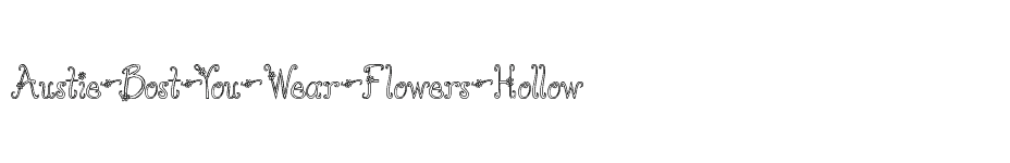 font Austie-Bost-You-Wear-Flowers-Hollow download