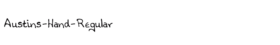 font Austins-Hand-Regular download