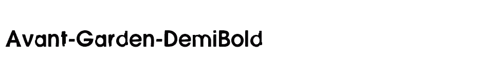 font Avant-Garden-DemiBold download