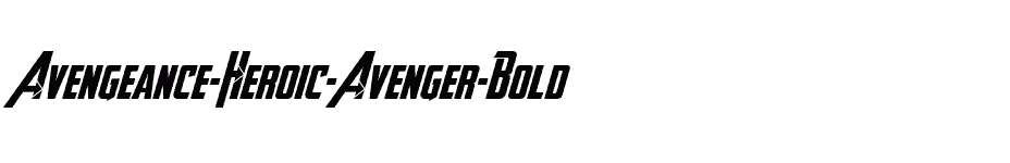 font Avengeance-Heroic-Avenger-Bold download