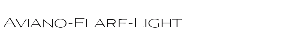 font Aviano-Flare-Light download